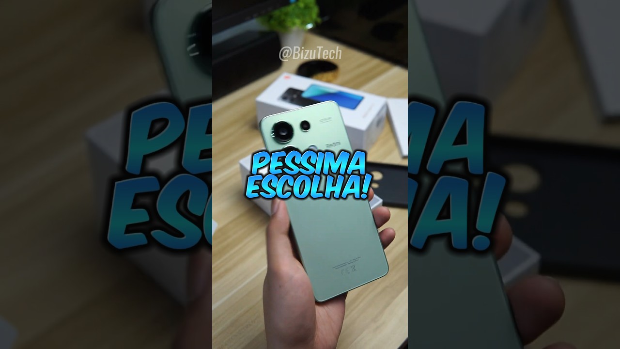 CUIDADO AO COMPRAR O REDMI NOTE 13!!! #redminote13 #xiaomi #celular #celulares #shorts