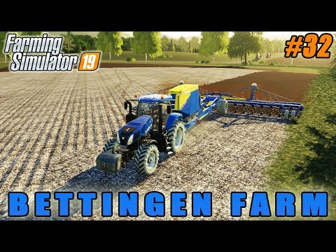 Farming simulator 19 | Bettingen Farm | Timelapse #32 | Plowing, sowing grass, selling silage