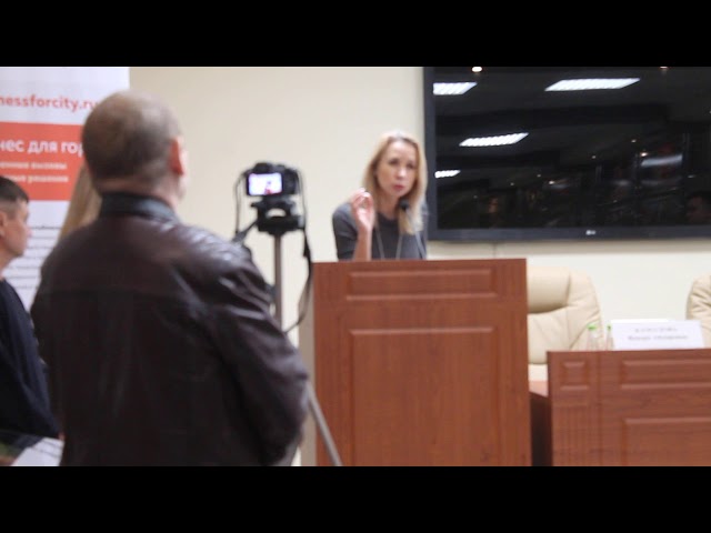 Арчада эшмәкәрләр белән КФУдан бүлек мөдире Ирина Глебова