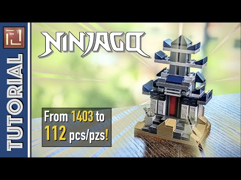 Microscale Temple of the Ultimate Ultimate Weapon (70617) | LEGO® Ninjago® MOC Tutorial