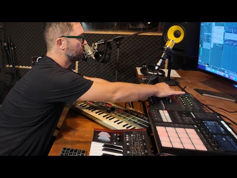 Impro in C minor - Deepmind 12, MicroKorg, Novation Launch Control XL 3, Komplete Kontrol