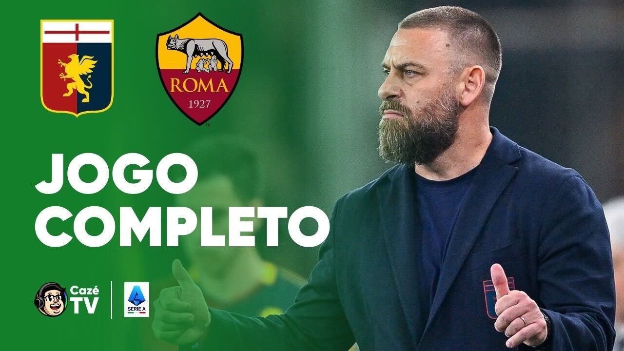 JOGO COMPLETO: GENOA X ROMA | SÉRIE A ITALIANA 2025/2026 | 28ª RODADA