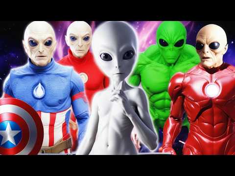 Alien Superheroes - Hide and Seek!