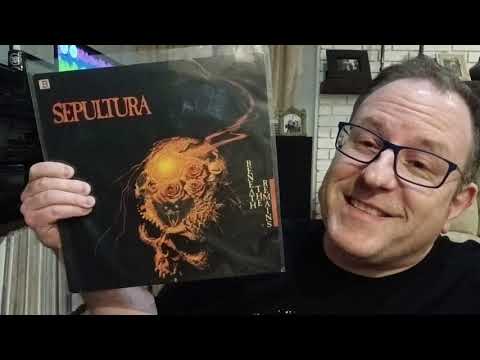 The Stacks Sitting in front of my Record Cubes