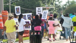 'We've had lots of shootings': Dozens in Ocala gather to march against gun violence