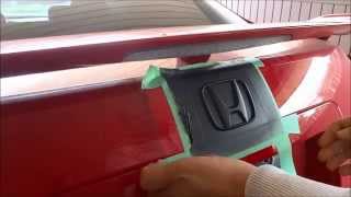 How To Plastidip Your Emblems-Black Out Your Car Badges