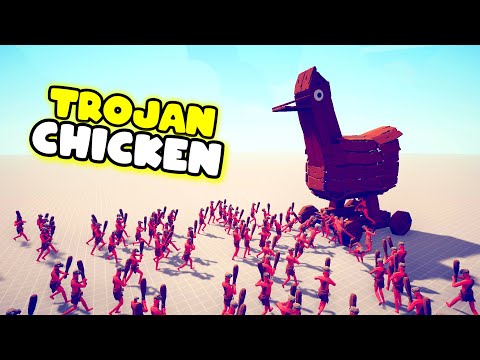 TROJAN CHICKEN Vs EVERY FACTION - TABS - Totally Accurate Battle Simulator