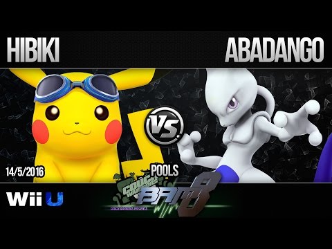 BAM8 - Hibiki (Pikachu) vs Abadango (Mewtwo) - Pools