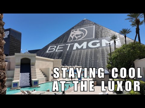 Beating The Heat At Iconic Luxor Resort & Casino On The Las Vegas Strip in June 2025