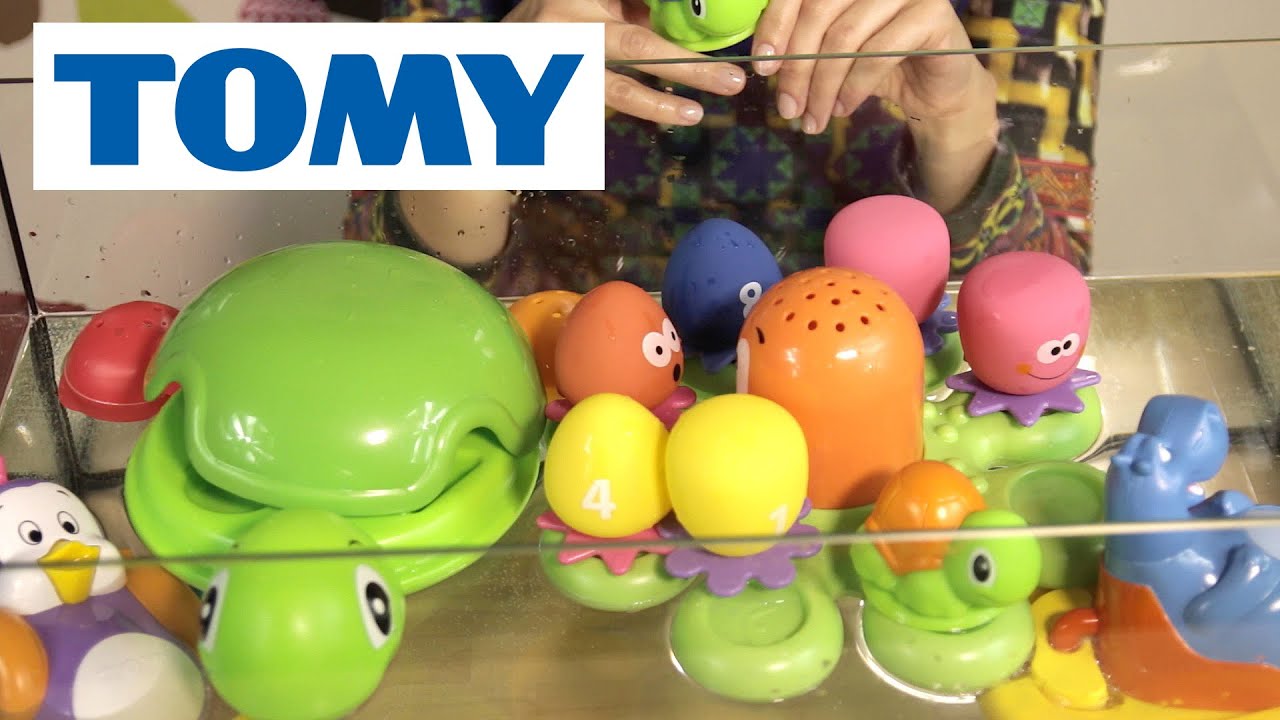 Top zabawek do kąpieli dla małych dzieci od TOMY