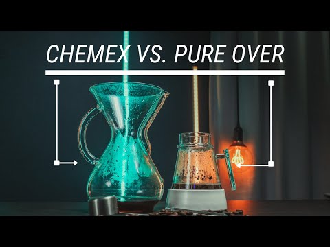 Let's just make coffee! CHEMEX vs  PURE OVER Coffee!