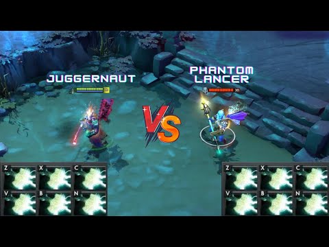 Dota 2 | Juggernaut vs Phantom Lancer lvl 30 | 6x Mjollnir