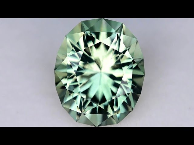 براسيوليت (الجمشت الأخضر ) برازيلي طبيعي (غير معال...