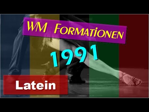 💃🏻🕺🏻 1991 WM Latein-Formationen