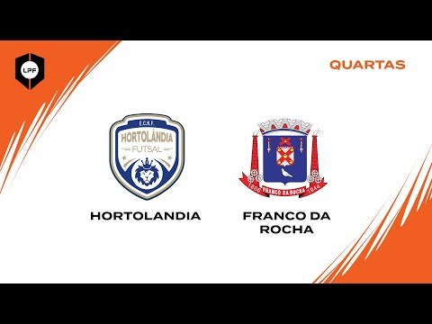 COPA DA LPF  SUB 15 - QUARTAS - HORTOLANDIA x FRANCO DA ROCHA