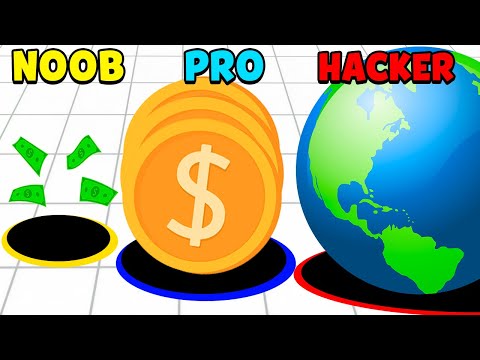 NOOB vs PRO vs HACKER - Arcade Hole (Hoard Master) - YouTube