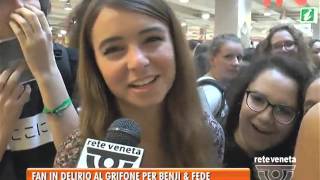 BASSANO TG - 22/10/2015 - FAN IN DELIRIO AL GRIFONE PER BENJI & FEDE