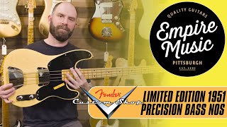Video thumbnail for Fender Custom Shop Limited Edition 1951 Precision Bass NOS - EMPIRE MUSIC by Empire Music