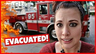SCARY EMERGENCY FIRE EVACUATION!