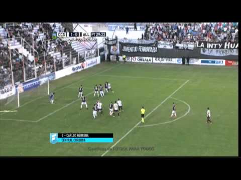 Gol de Herrera. C. Córdoba (SDE) 1 - All Boys 0. Fecha 11. B Nacional. FPT.
