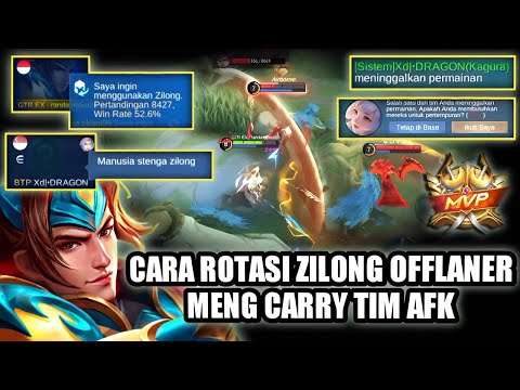 build zilong tiktok, CARA ROTASI ZILONG OFFLANER MENG CARRY TIM AFK, BUILD ZILONG TERSAKIT | MLBB