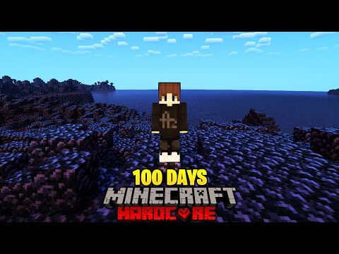 I Survived 100 Days in OBSIDIAN WORLD in Minecraft Hardcore(Hindi)!