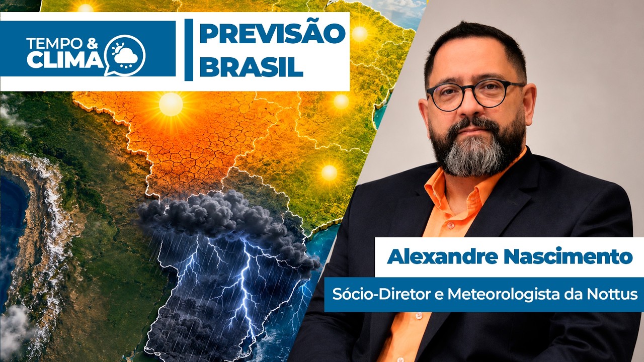 Veja a previsão do tempo para todo o Brasil em 01-07-2026