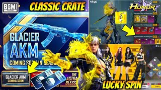 Download lagu GLACIER AKM IN CLASSIC CRATE? 😱 | BGMI HONOR FULL REWARDS | LUCKY SPIN BGMI | CLASSIC CRATE BGMI  mp3