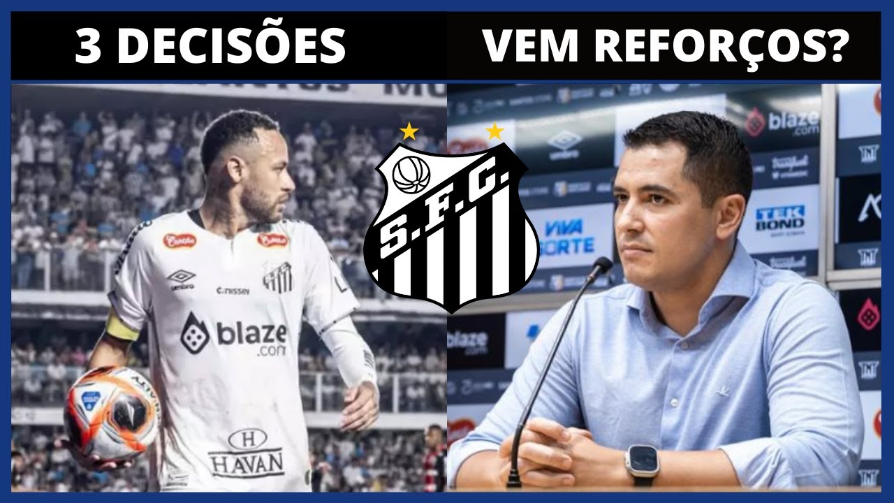 SANTOS TEM 3 DECISÕES NO PAULISTÃO | ELENCO AINDA NÃO ESTÁ FECHADO E PEIXE BUSCA REFORÇOS