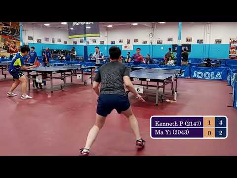 Kenneth Pinili (2147) vs Ma Yi (2043) - JOOLA Summer Open at ICC on 5-15-2022