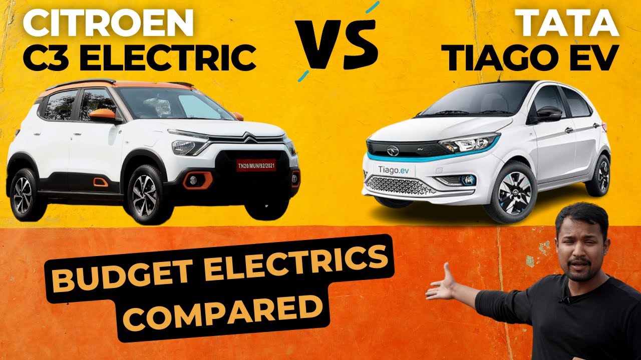 Tata Tiago EV vs Citroen eC3 - Best electric at Rs 10 lakh?