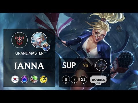 Janna Support vs Shen - KR Grandmaster Patch 9.19