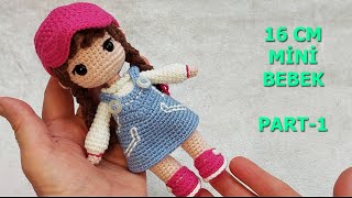 16cm Amigurumi Doll Pattern Gövde Yapımı PART 1(English subtitle) (cro