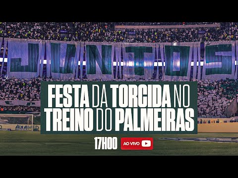 TORCIDA SE REUNE PARA APOIAR PALMEIRAS NO TREINO PRÉ DECISÃO!