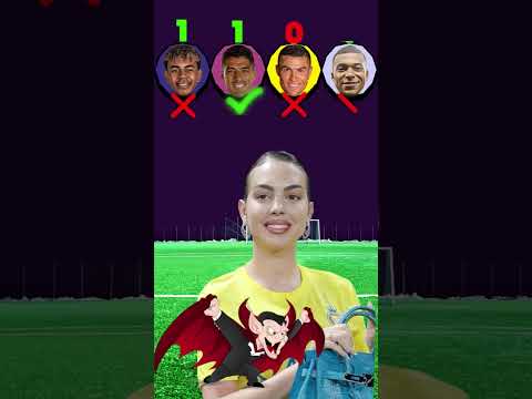 Ronaldo🐐 vs Lamine Yamal😍 vs Mbappe🐢 vs Luis Suárez👑 - Georgina Rodriguez asks 😍