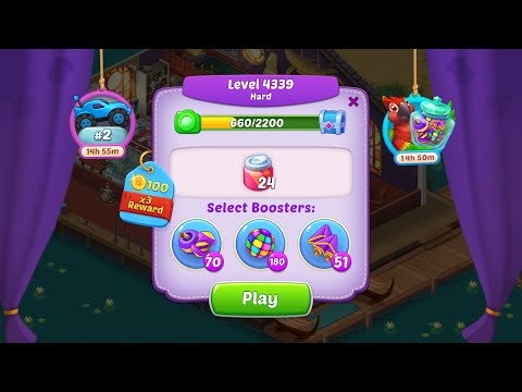 Homescapes🏠: Beat Level 4338~4339 (Android | iOS) - Gameplay Walkthrough