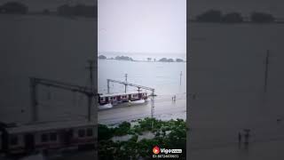 preview picture of video 'Kerala flood monsoon create indian railway in ship'