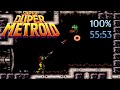 Super Duper Metroid 100 Speedrun In 55 53 Former World Record