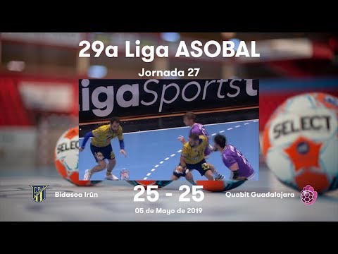 LIGA ASOBAL J27: Bidasoa Irún - Quabit Guadaajara 25-25
