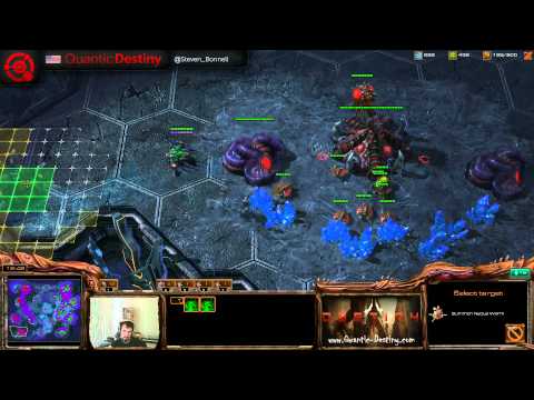 QxGDestiny (Z) vs. coLRyze (Z) - Starcraft 2 Ladder
