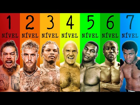 Os 7 níveis de boxeadores