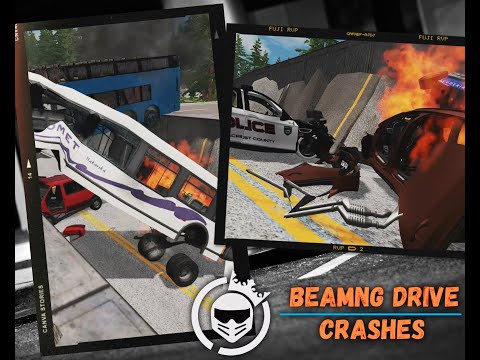 Car vs Bridge Collapse #1 Beamng Drive Crashes