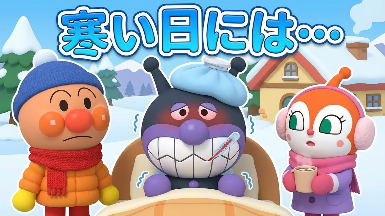【アンパンマン人形劇アニメ】さむいひは あったかくしておでかけしよう⛄️｜知育アニメ