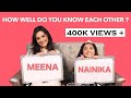 How Well Do You Know Each Other Ep 4 Meena And Her Daughter Nainika Funny Interview WE Magazine