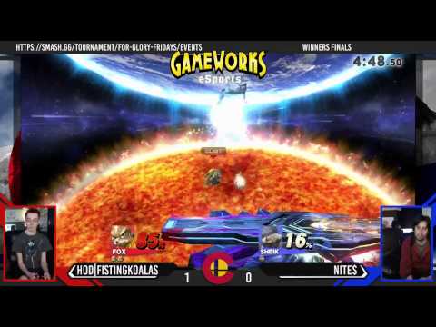 For Glory Friday #91 - HoD|FistingKoalas (Fox) Vs. Nite$ (Diddy Kong, Sheik) - Winners Finals