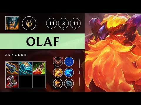 Olaf Jungle vs Pantheon - EUW Grandmaster Patch 25.09