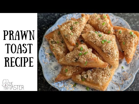 Prawn Toast Recipe | How To Make Chinese Style Prawn Toast | Party Snack Recipe | Shrimp Toast