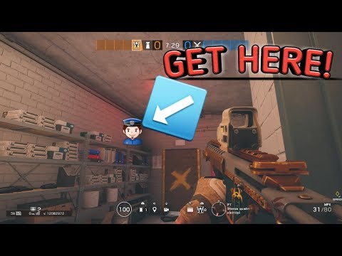 SECRET HIDING SPOT ON BANK! "RainbowSixSiege"