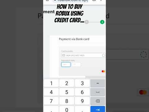 How to buy Robux using Credit Card... #shorts #robux #roblox