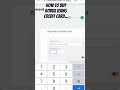 How To Buy Robux Using Credit Card Shorts Robux Roblox